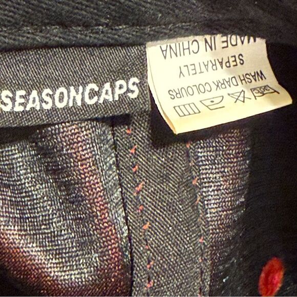 Season Caps 'Still Brazy' Orange Adjustable Back Strap Cap - Picture 7 of 8